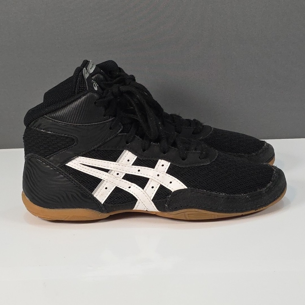 Asics Matflex 7 Mens Size US 4 Black Athletic Wrestling Shoes Sneakers